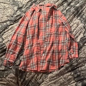 SHEIN Pink Flannel
